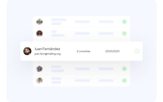 Listado de pacientes